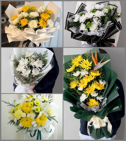 河南南阳镇平县张林镇华沟村白事花束代送